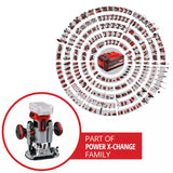 Fresadora a bateria TP-RO 18 Li BL - Solo Einhell 4350411