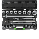 Caixa de ferramentas com 22 peças de atocler roquete 3/4 JBM 53727