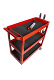 Carrinho de apoio 3 prateleiras com suportes Kroftools 8690