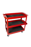Carrinho de apoio 3 prateleiras com suportes Kroftools 8690