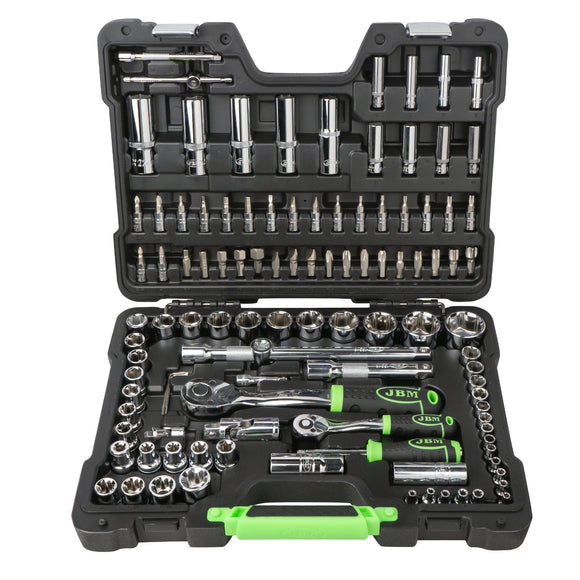Caixa de ferramentas 108 peças com chaves hexagonais - cromado JBM 54048