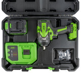 Chave de impacto sem escovas a bateria 1/2" 1000 NM com estojo JBM 60051C