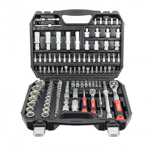 Jogo de chaves 110 pecas 1/4"-1/2"