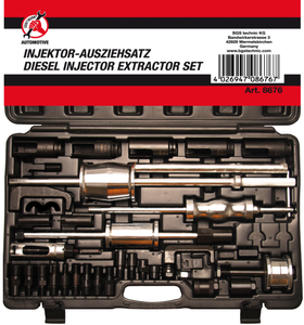 Kit saca injectores Kraftmann 8676
