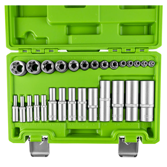 caixa de 28 chaves E torx JBM 51930