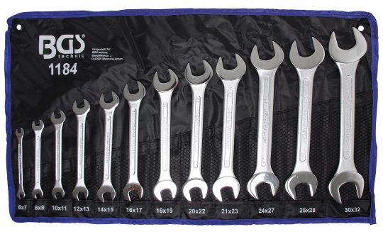 Chaves de boca dupla 12 pc. BGS 1184