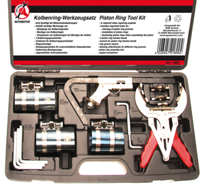 Kit para segmentos anéis pistão alicate BGS 1890
